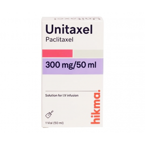UNITAXEL 300 MG / 50 ML ( PACLITAXEL ) CONCENTRATE FOR DILUTION FOR IV INFUSION 50 ML VIAL